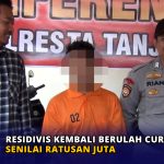 Residivis Kembali Berulah Curi Kabel Senilai Ratusan Juta