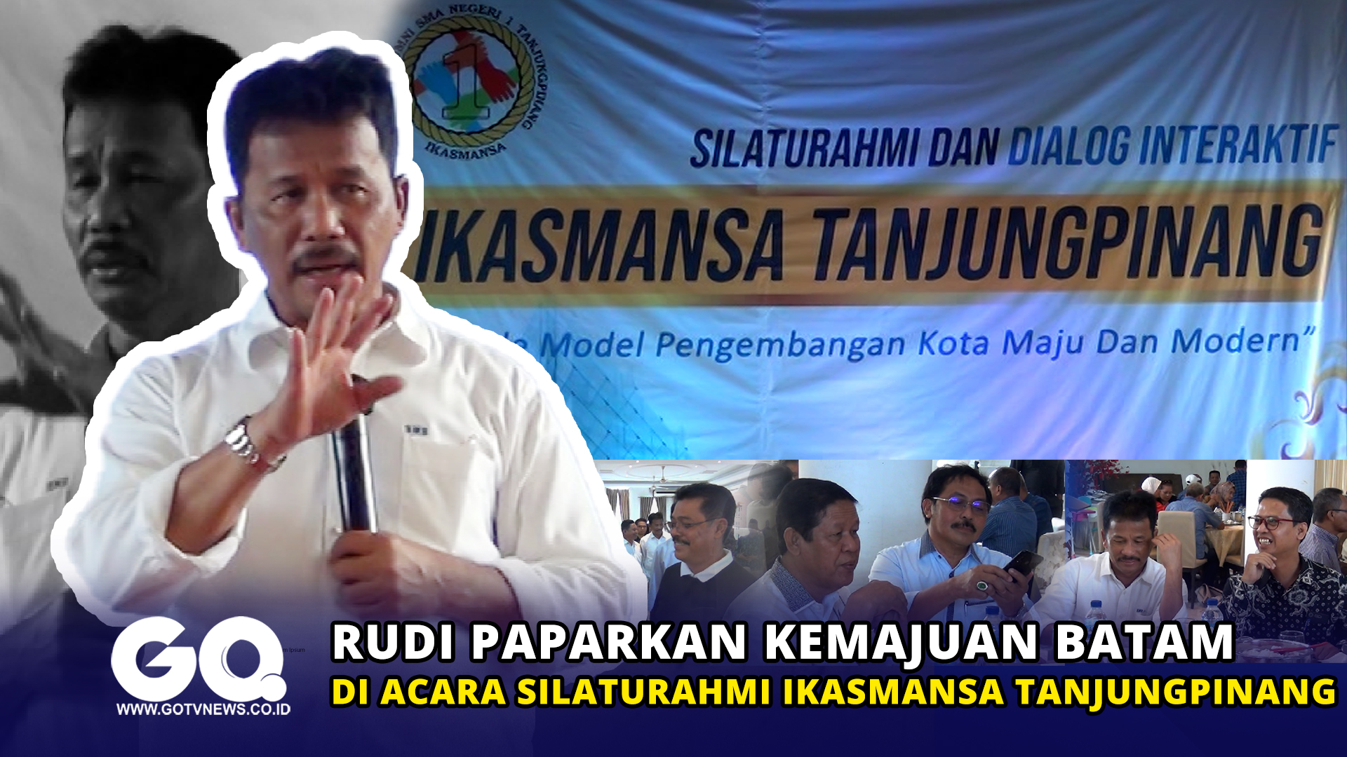 Rudi Paparkan Kemajuan Batam di Acara Silaturahmi Ikasmansa Tanjungpinang