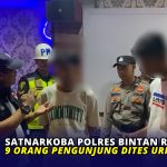 Satnarkoba Polres Bintan Razia THM, 9 Orang Pengunjung Dites Urine