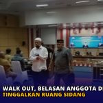 Walk Out, Belasan Anggota DPRD Bintan Tinggalkan Ruang Sidang