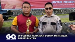 30 Peserta Ramaikan Lomba Menembak Polres Bintan