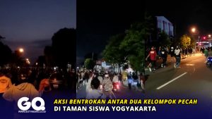 Aksi Bentrokan antar Dua Kelompok Pecah di Taman Siswa Yogyakarta