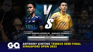 Anthony Ginting Tembus Semi Final Singapore Open 2023