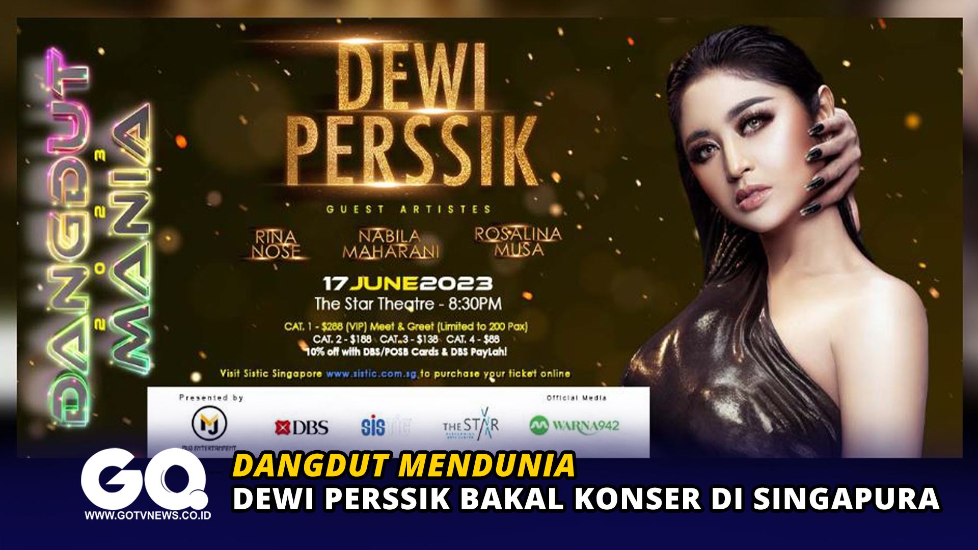 Dangdut Mendunia, Dewi Perssik Bakal Konser di Singapura