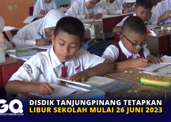 Disdik Tanjungpinang Tetapkan Libur Sekolah Mulai 26 Juni 2023
