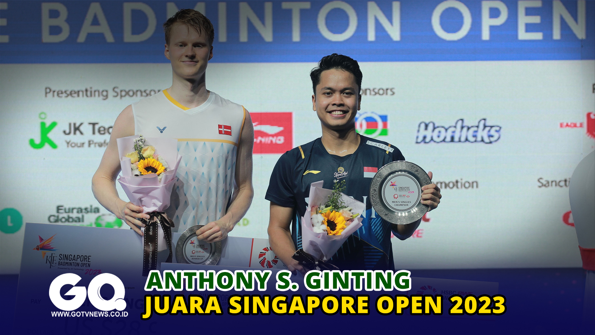 Anthony Ginting Juara Singapore Open 2023