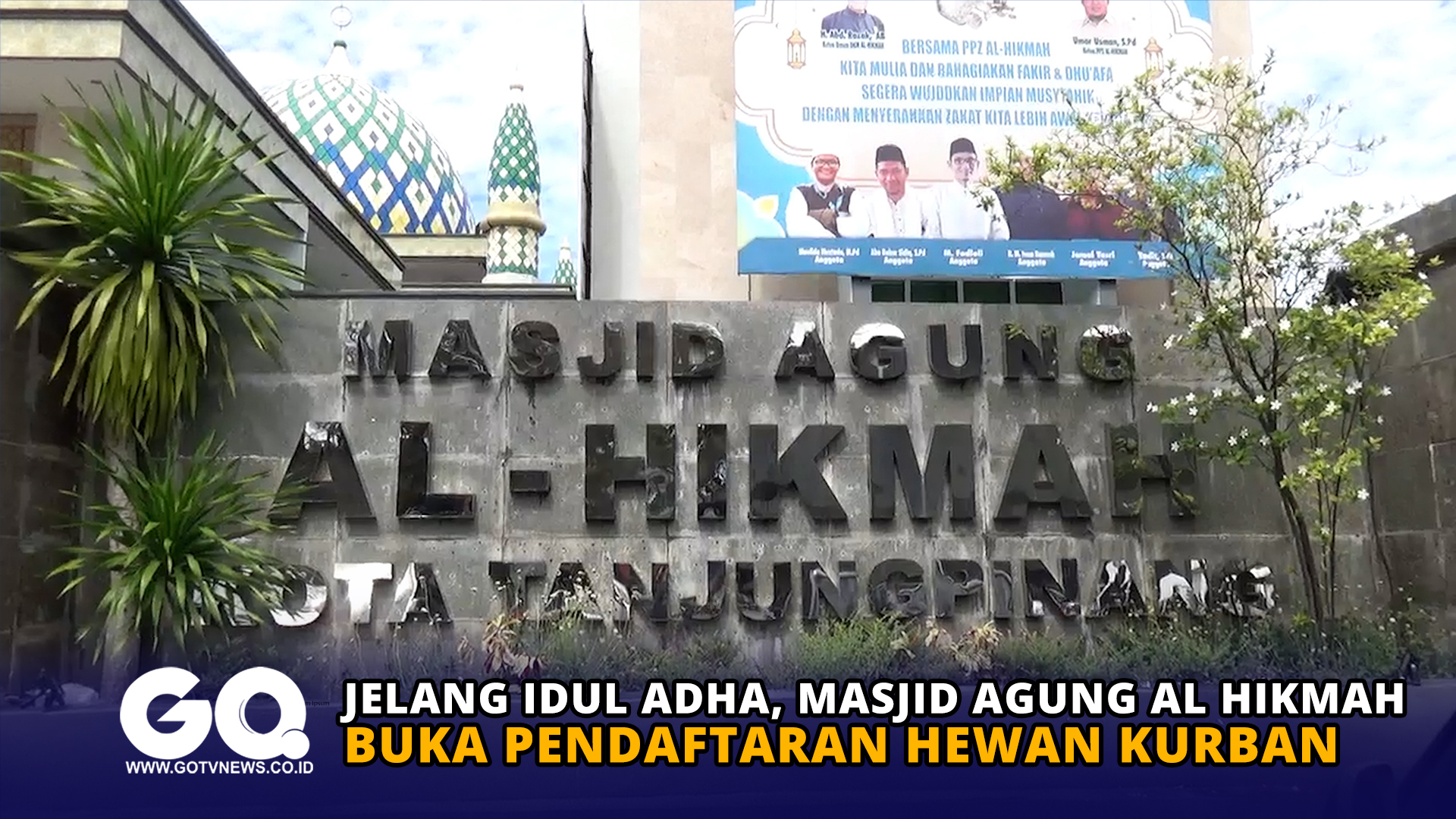 Jelang Idul Adha, Masjid Agung Al Hikmah Buka Pendaftaran Hewan Kurban