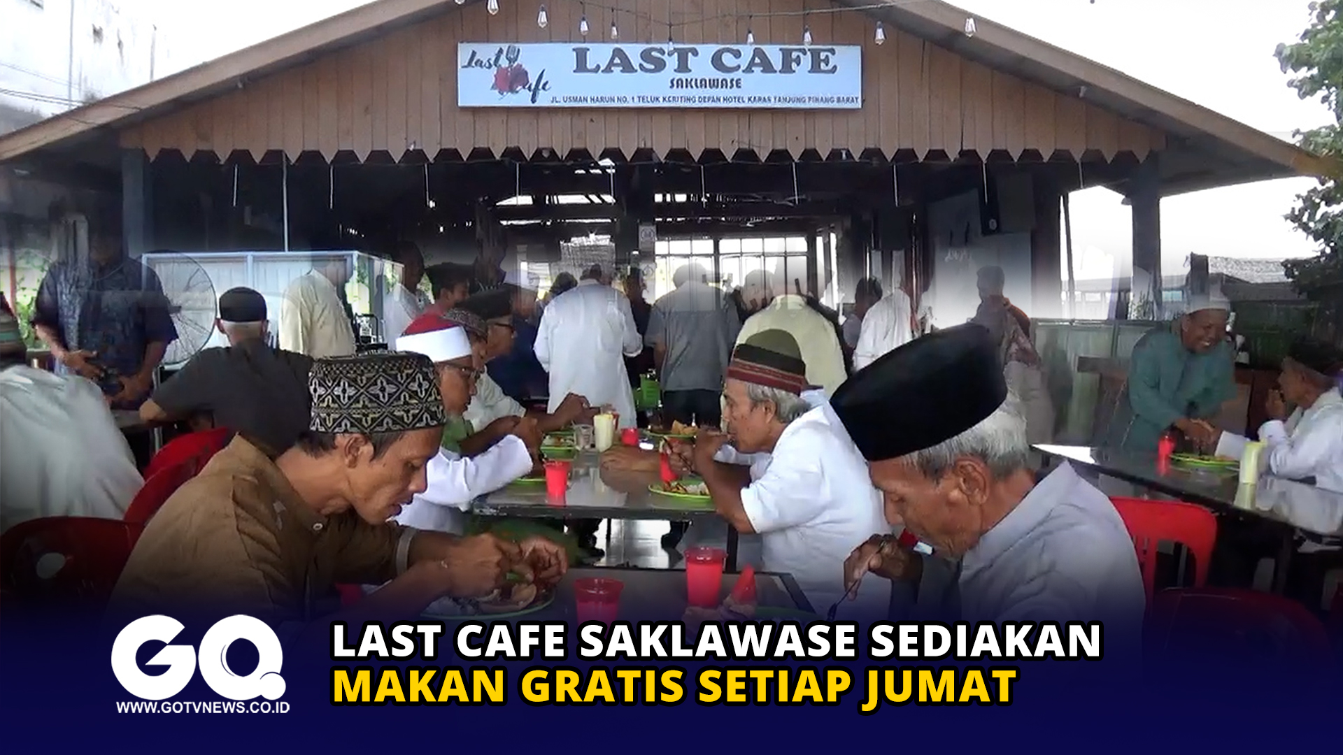 Last Cafe Saklawase Sediakan Makan Gratis Setiap Jumat