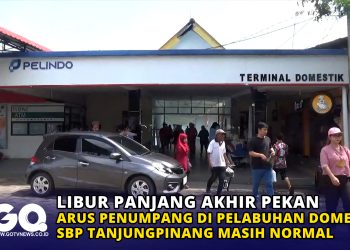 Libur Panjang Akhir Pekan, Arus Penumpang di Pelabuhan Domestik SBP Tanjungpinang Masih Normal