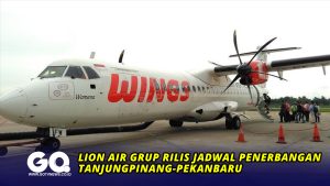 Lion Air Grup Rilis Jadwal Penerbangan Tanjungpinang-Pekanbaru