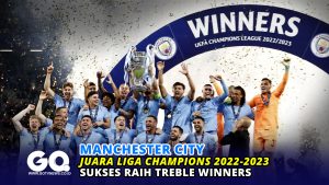 Manchester City Juara Liga Champions 2022-2023, Sukses Raih Treble Winners