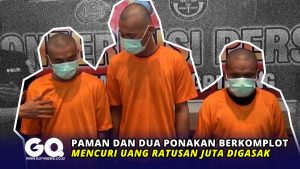 Paman dan Dua Ponakan Berkomplot Mencuri, Uang Ratusan Juta Digasak