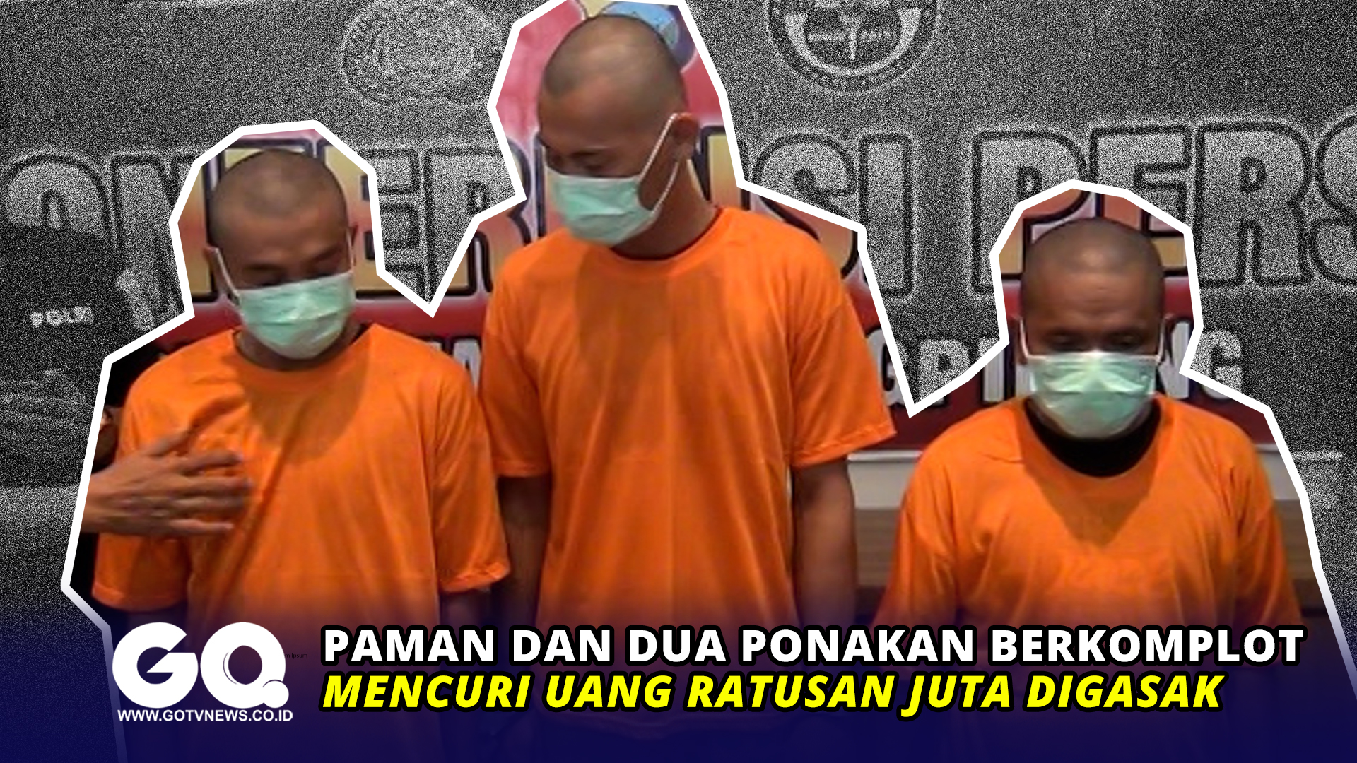 Paman dan Dua Ponakan Berkomplot Mencuri, Uang Ratusan Juta Digasak