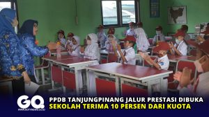 PPDB Tanjungpinang Jalur Prestasi Dibuka, Sekolah Terima 10 Persen dari Kuota