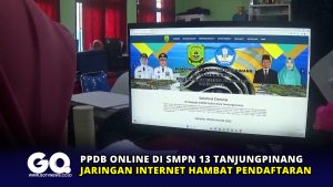 PPDB Online di SMPN 13 Tanjungpinang, Jaringan Internet Hambat Pendaftaran