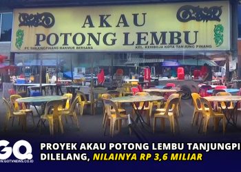 Proyek Akau Potong Lembu Tanjungpinang Dilelang, Nilainya Rp 3,6 Miliar