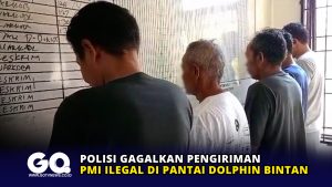 Polisi Gagalkan Pengiriman PMI Ilegal di Pantai Dolphin Bintan