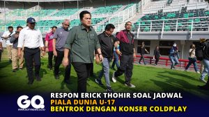 Respon Erick Thohir Soal Jadwal Piala Dunia U-17, Bentrok dengan Konser Coldplay