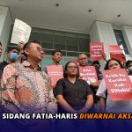 Sidang Fatia-Haris Diwarnai Aksi Kericuhan