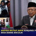 Wapres Ma’ruf Amin Kunjungi Posyandu Desa Ekang Anculai