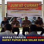 Warga Toapaya Mengeluh Sulit Dapat Pupuk dan Solar Subsidi
