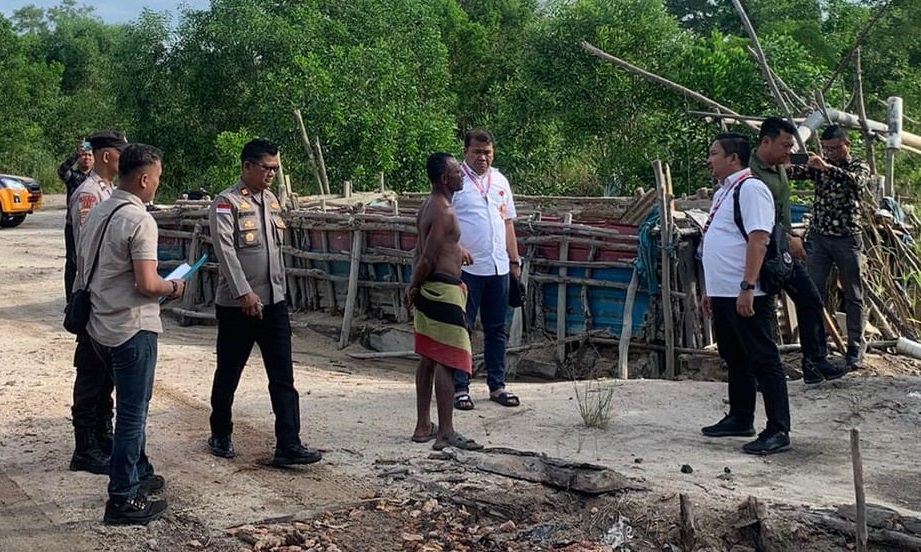 Turun ke Lokasi Tambang Pasir Ilegal, Polisi Tak Temukan Penambang. Foto: Gotvnews/Mhd