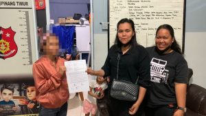 Wanita Ini Kembalikan Ponsel yang Dicuri di Parkiran Swalayan Tanjungpinang