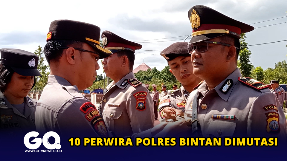 10 Perwira Polres Bintan Dimutasi