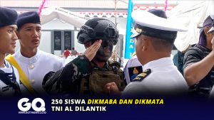250 Siswa Dikmaba dan Dikmata TNI AL Dilantik
