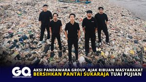 Aksi Pandawara Group, Ajak Ribuan Masyarakat Bersihkan Pantai Sukaraja Tuai Pujian