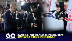Bangga, Polwan asal Polda Kepri Diwisuda Presiden Erdogan