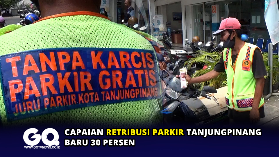 Capaian Retribusi Parkir Tanjungpinang Baru 30 Persen