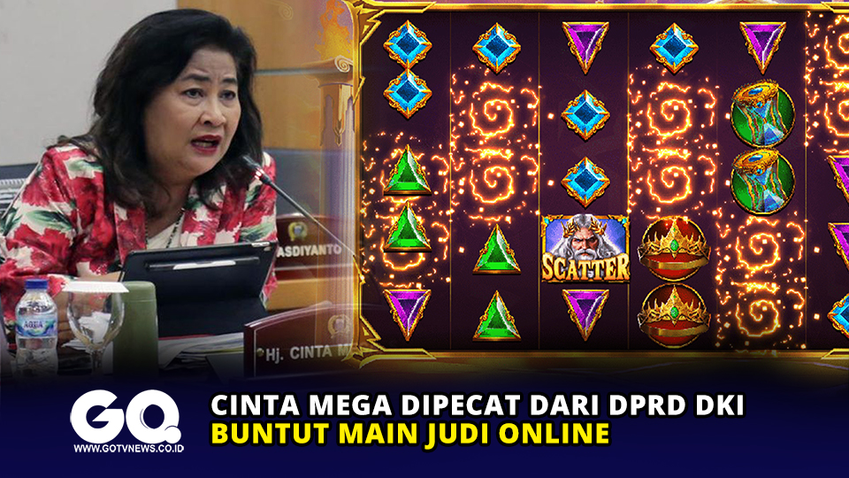 Cinta Mega Dipecat dari DPRD DKI Buntut Main Judi Online