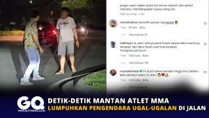 Detik-detik Mantan Atlet MMA Lumpuhkan Pengendara Ugal-ugalan di Jalan