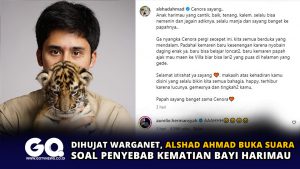 Dihujat Warganet, Alshad Ahmad Buka Suara Soal Penyebab Kematian Bayi Harimau