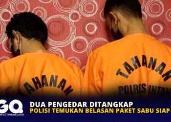 Dua Pengedar Ditangkap, Polisi Temukan Belasan Paket Sabu Siap Edar