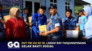 HUT TNI AU ke 76, Lanud RHF Tanjungpinang Gelar Bakti Sosial