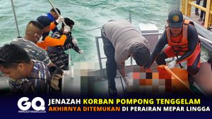Jenazah Korban Pompong Tenggelam Akhirnya Ditemukan di Perairan Mepar Lingga