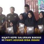 Kajati Kepri Salurkan Baksos Ke Panti Asuhan Bina Insani