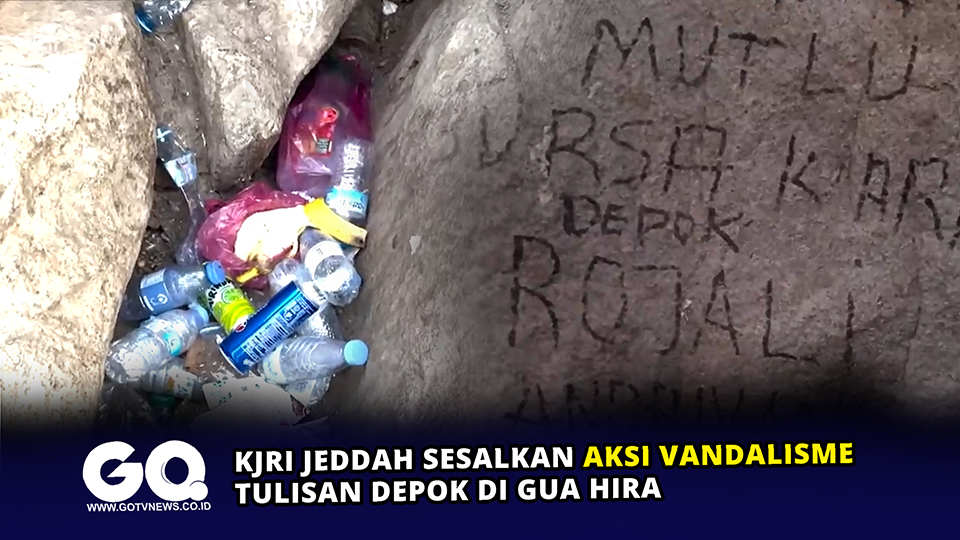 KJRI Jeddah Sesalkan Aksi Vandalisme Tulisan Depok di Gua Hira