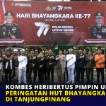 Kombes Heribertus Pimpin Upacara Peringatan HUT Bhayangkara ke 77 di Tanjungpinang