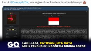 Lagi-lagi, Ratusan Juta Data Milik Penduduk Indonesia Diduga bocor
