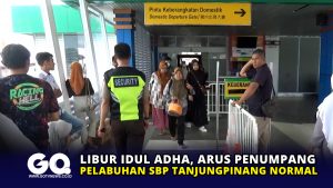 Libur Idul Adha, Arus Penumpang Pelabuhan SBP Tanjungpinang Normal