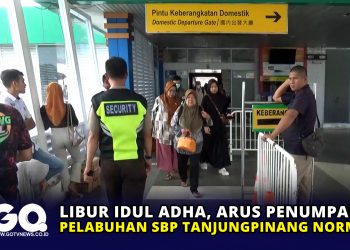 Libur Idul Adha, Arus Penumpang Pelabuhan SBP Tanjungpinang Normal