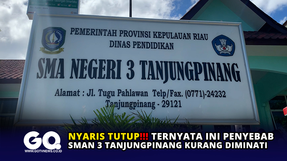 Nyaris Tutup, Ternyata Ini Penyebab SMAN 3 Tanjungpinang Kurang Diminati