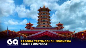 Pagoda Tertinggi di Indonesia Resmi Beroperasi