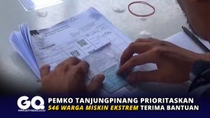 Pemko Tanjungpinang Prioritaskan 546 Warga Miskin Ekstrem Terima Bantuan