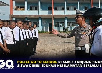 Police Go To School di SMK 5 Tanjungpinang, Siswa Diberi Edukasi Keselamatan Berlalu Lintas