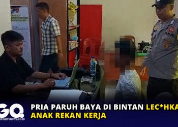Pria Paruh Baya di Bintan Lecehkan Anak Rekan Kerja
