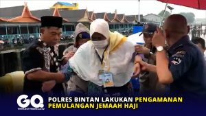 Polres Bintan Lakukan Pengamanan Pemulangan Jemaah Haji